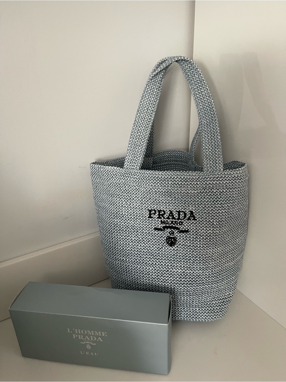 Prada tote GWP small beauty gift.